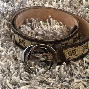 Gucci brown belt